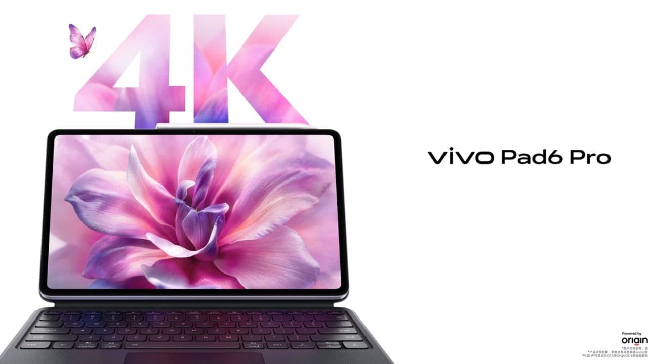 vivo Pad6 Pro: Snapdragon 8 Elite Gen 5, 13.2-Inch 4K 144Hz Display, 13000mAh Battery