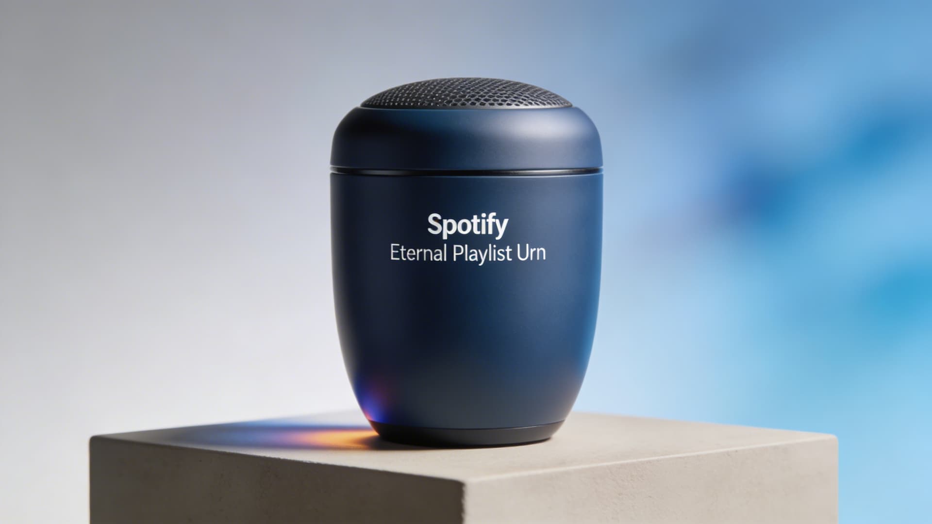 Spotify Eternal Playlist Urn: $495 Bluetooth Speaker for Ashes