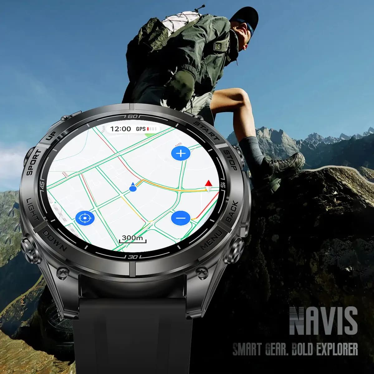 Rollme Navis Smartwatch Launches With Dual-Band GPS, Offline Maps