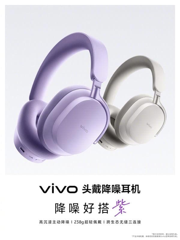 Vivo Over-Ear ANC Headphones Launch With Triple Device Connectivity