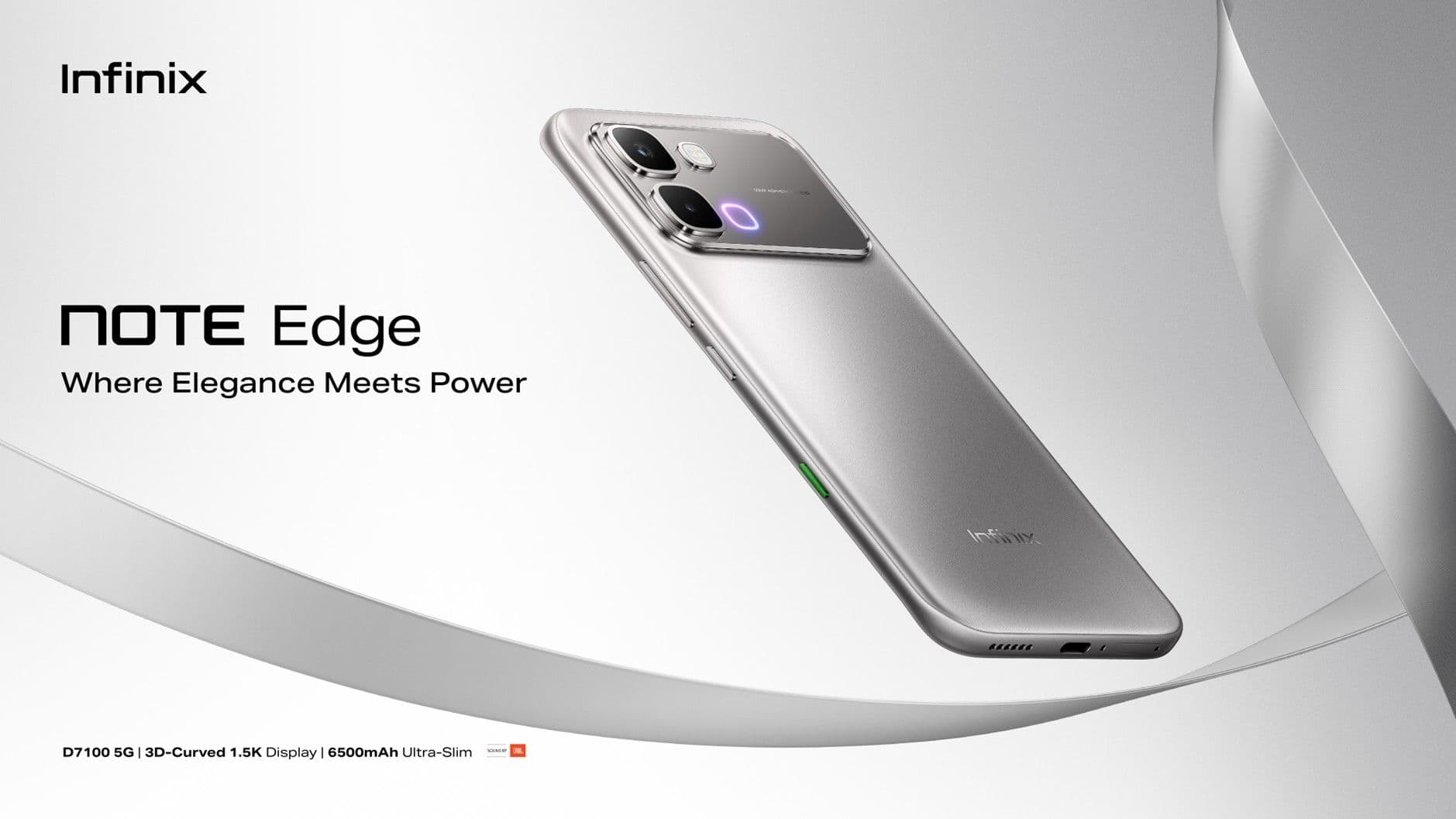 Infinix NOTE Edge 5G With Curved AMOLED Display Launched in India