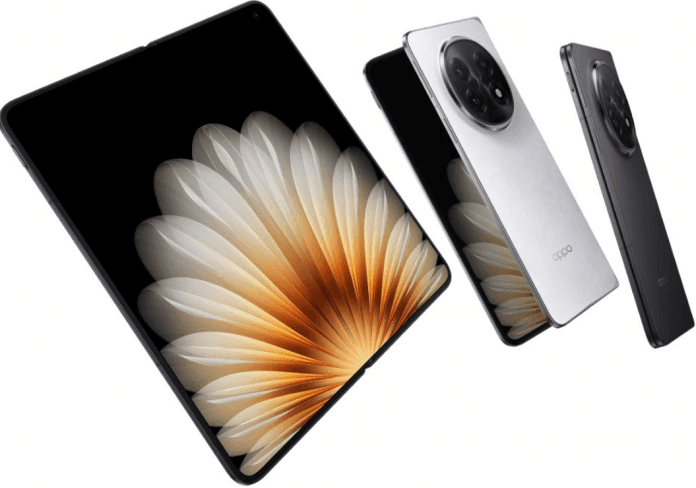 Oppo Find N7 Leaks: 6,500mAh Battery in Compact Wide Foldable Design