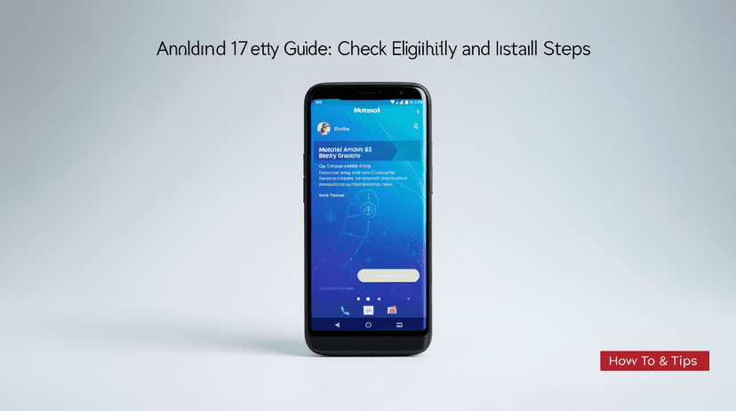 Motorola Android 17 Beta Guide: Check Eligibility and Install Steps