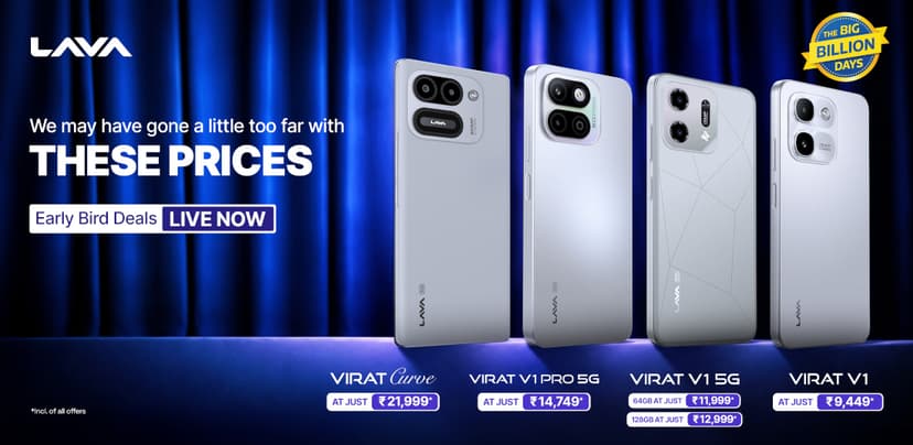 Lava Virat Curve 5G Deal: Rs. 19,999 on Day 1