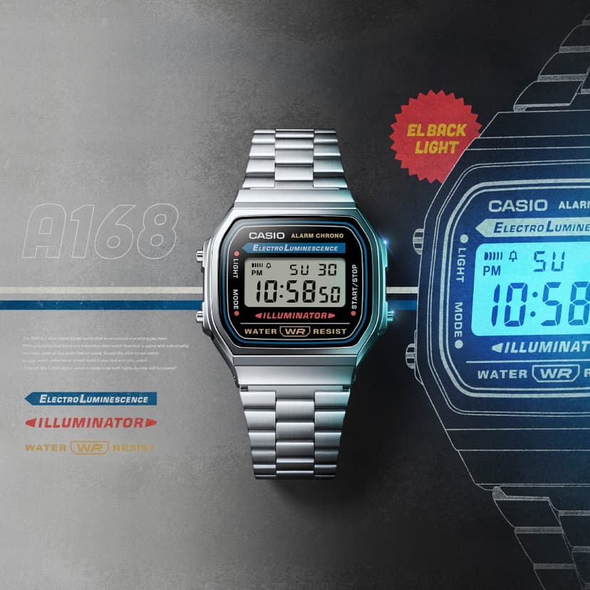 PPP Cameras N168: Casio A168 Gets Nikon-Inspired Camera Watch Makeover