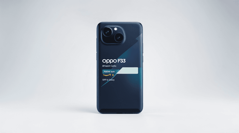 Oppo F33 Amazon listing leaks 7000mAh battery and 50MP camera