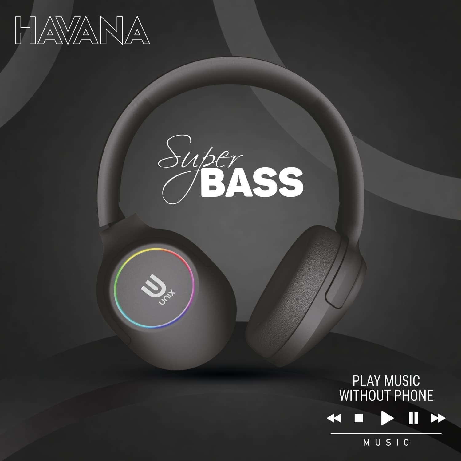 UNIX HAVANA UX-W3 Wireless Headset Launched in India with ANC and 42-Hour Battery