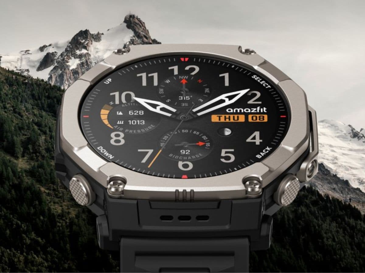 Amazfit T-Rex Ultra 2 Leaks With Titanium Build, 3,000-Nit Display & 6 GPS