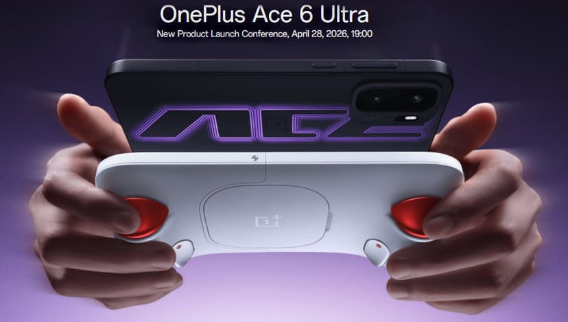 OnePlus Ace6 Ultra Launching April 28 with Gaming Controller