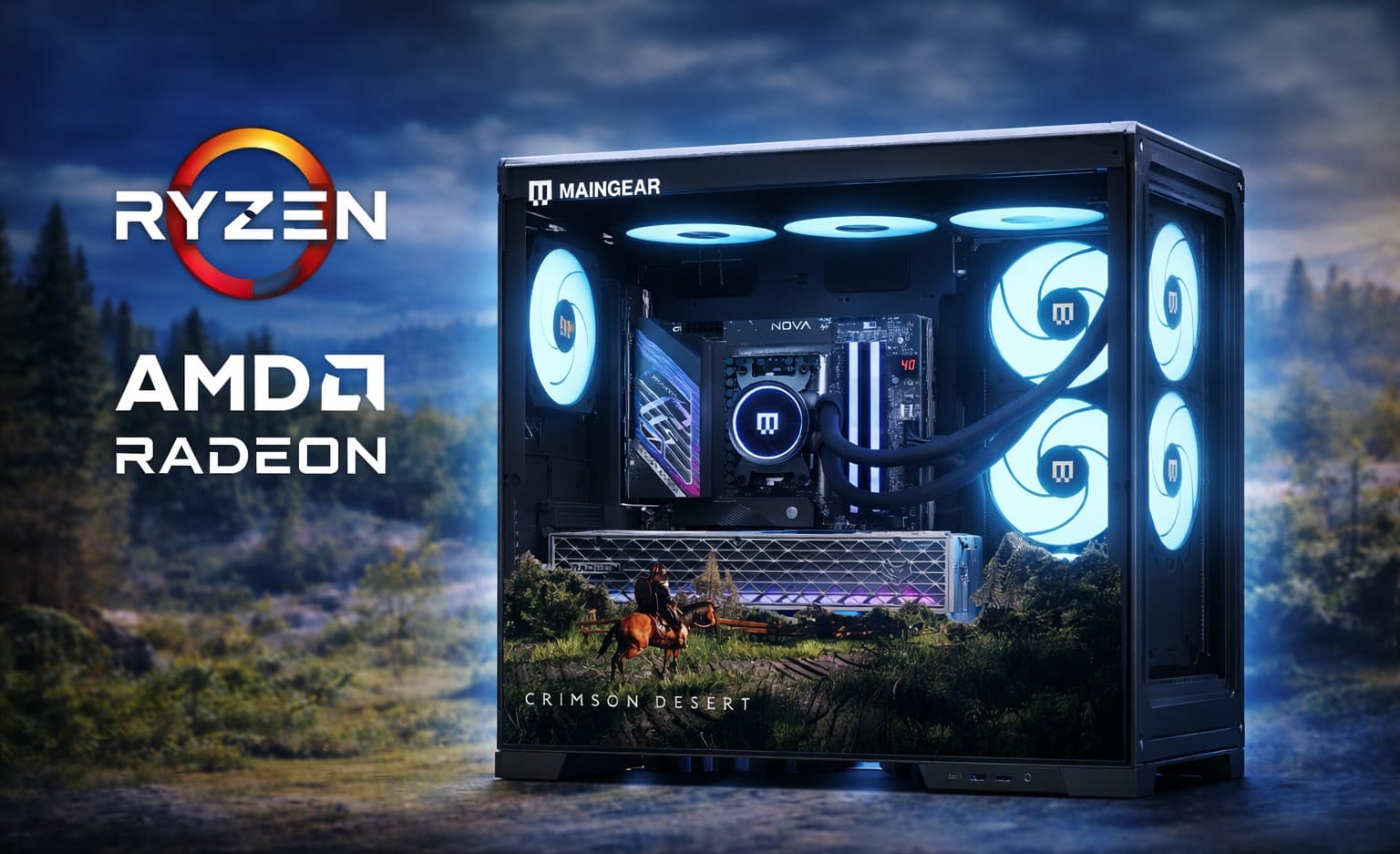 MAINGEAR Crimson Desert PC with Ryzen 9 9850X3D Limited to 30 Units