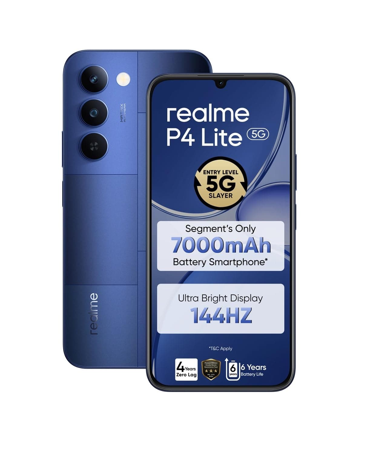 realme P4 Lite 5G Launched in India With 7000mAh Battery, 144Hz Display