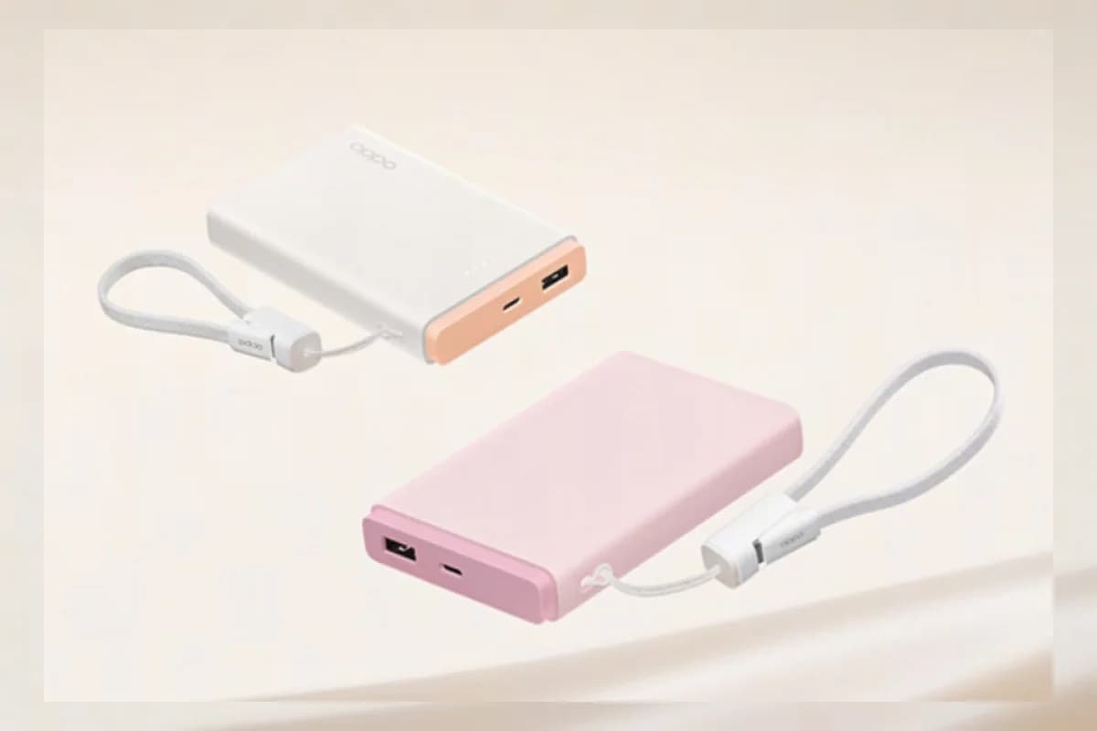 Oppo 33W Slim 10,000mAh Power Bank in Refreshing Colors