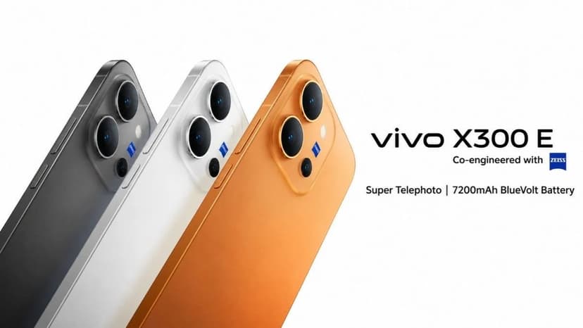 Vivo X300e Launches With Snapdragon 8 Gen 5 and 7200mAh Battery