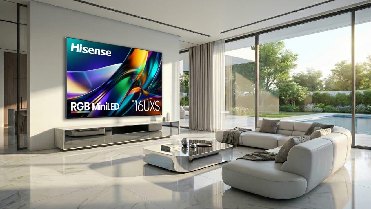 Hisense UX 2026 is world's largest RGB Mini LED TV with 10,000-nit brightness