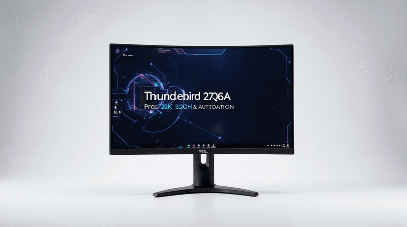 TCL launches Thunderbird 27Q6A Pro 27-inch 2K 320Hz Mini-LED gaming monitor