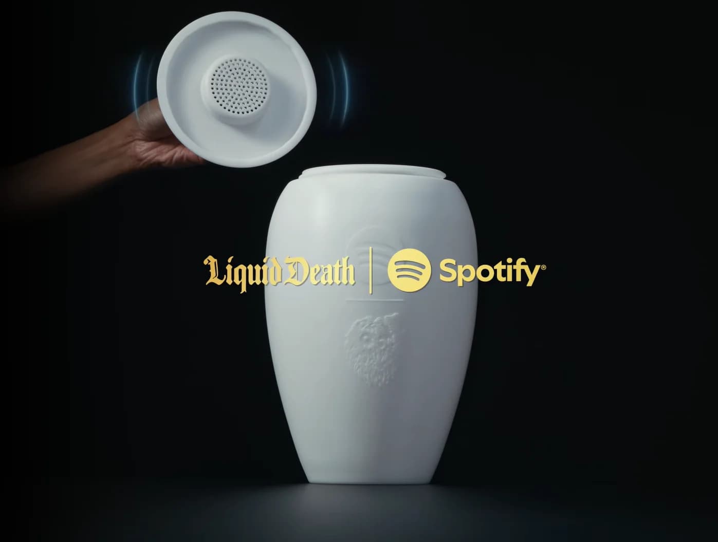 Spotify Eternal Playlist Urn: $495 Bluetooth Speaker for Ashes