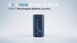 Ambrane Reneo AA and AAA USB-C Rechargeable Batteries Launched