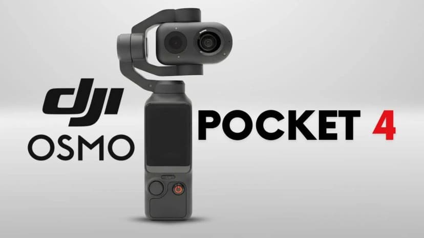 DJI Osmo Pocket 4 Leak Confirms 1-Inch Sensor, 107GB Storage, April 20 Launch