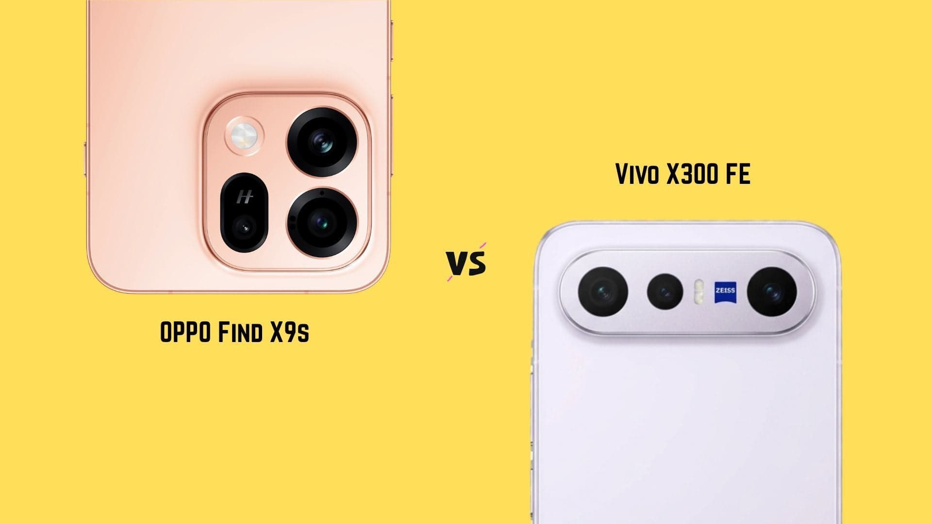 Oppo Find X9s vs Vivo X300: Vivo Wins for Camera, Oppo for Value