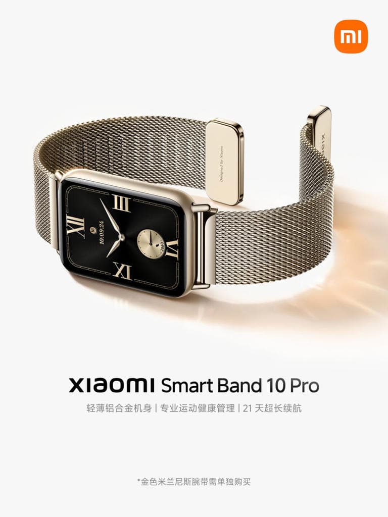 Xiaomi Smart Band 10 Pro Supports Apple Health Sync and iPhone Control