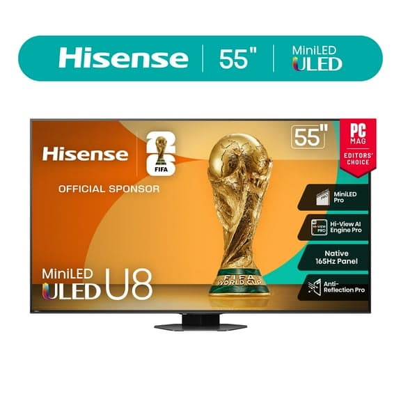 Hisense 2026 ULED MiniLED TVs Launch With 165Hz Refresh Rate and Dolby Atmos