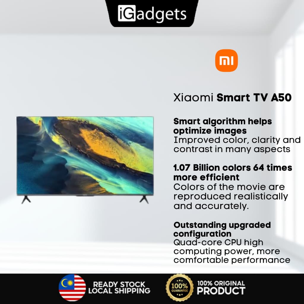 Redmi Smart TV A50 Launches: 50-inch 4K 144Hz Display at Ultra-Low Price