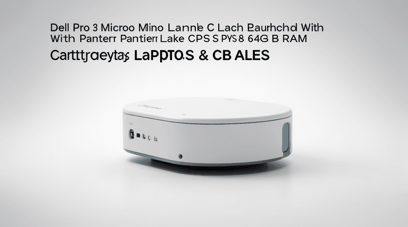 Dell Pro 5 Micro Mini PC Launched With Panther Lake CPUs & 64GB RAM