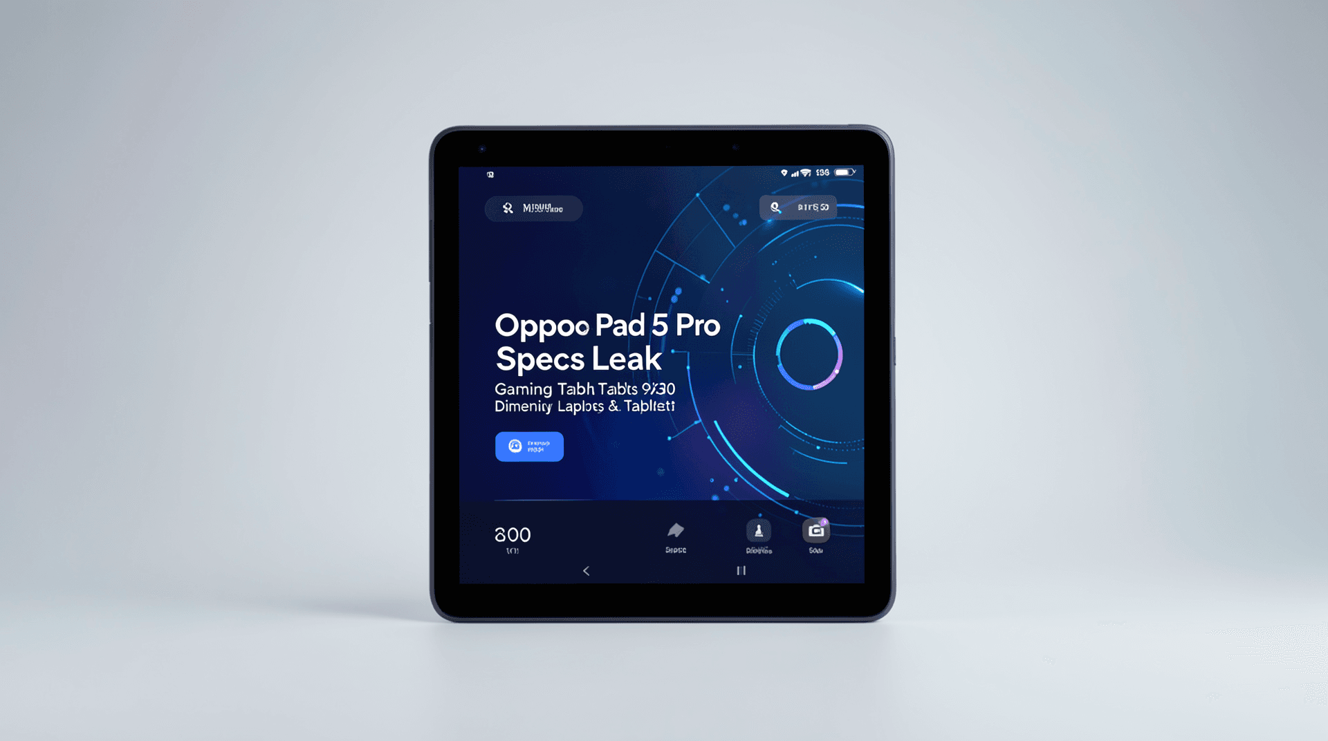 Oppo Pad 5 Pro Specs Leak: Gaming Tablet With Dimensity 9300