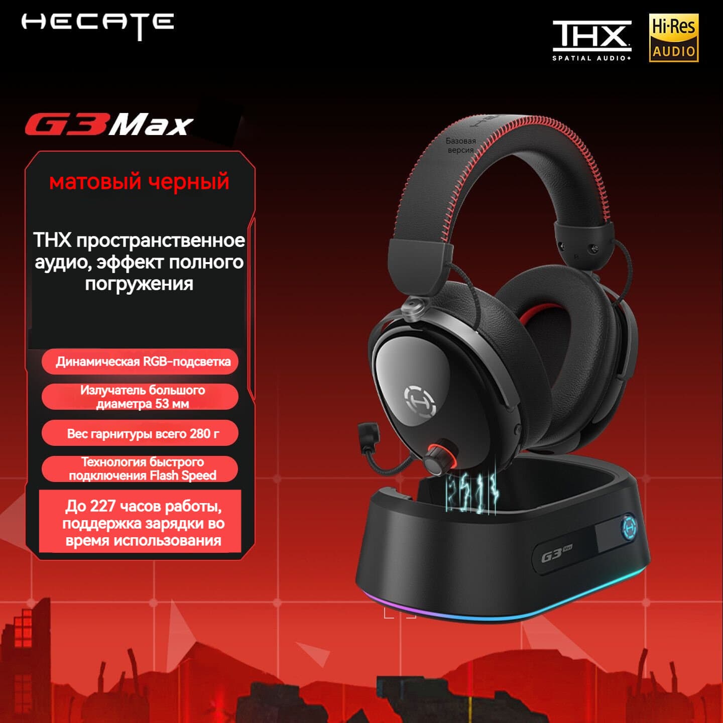 Edifier Hecate G3 Max Gaming Headset Launched With 227h Battery