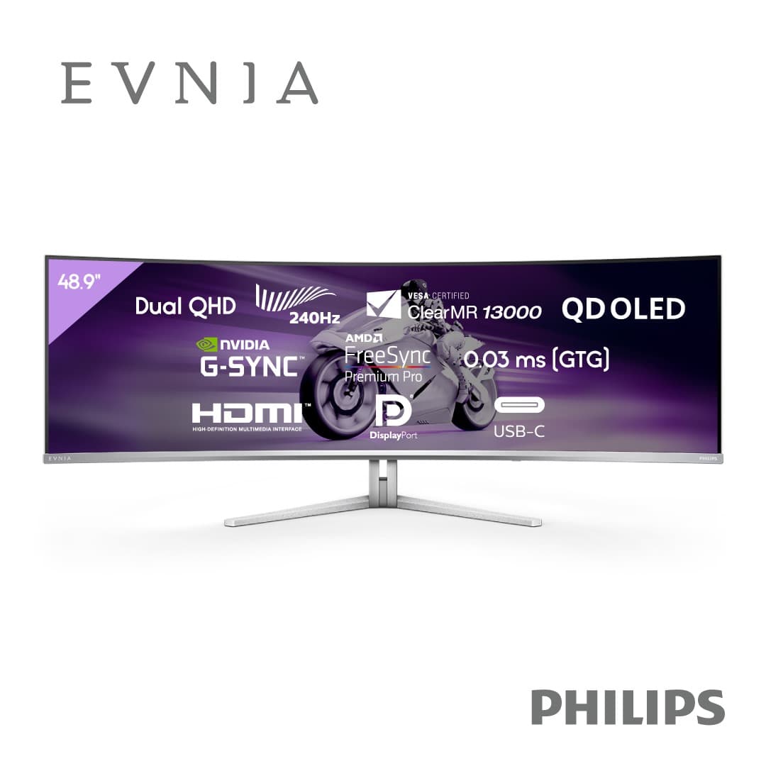 Philips Evnia 32M2N8900X Gaming Monitor Listed with 4K QD-OLED, 240Hz