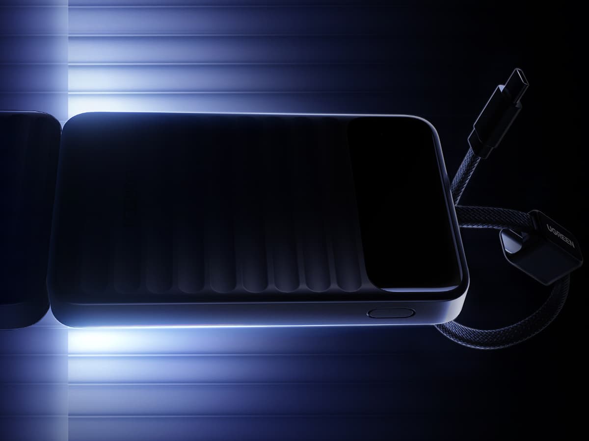 Ugreen P6 45W Power Bank Launched With Built-In Screen & Cable