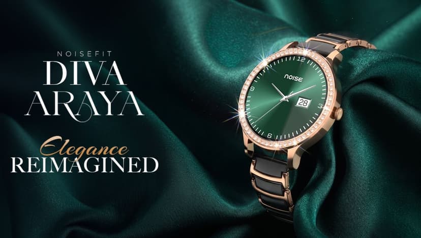 NoiseFit Diva Araya Launched in India with Ceramic Design and AMOLED