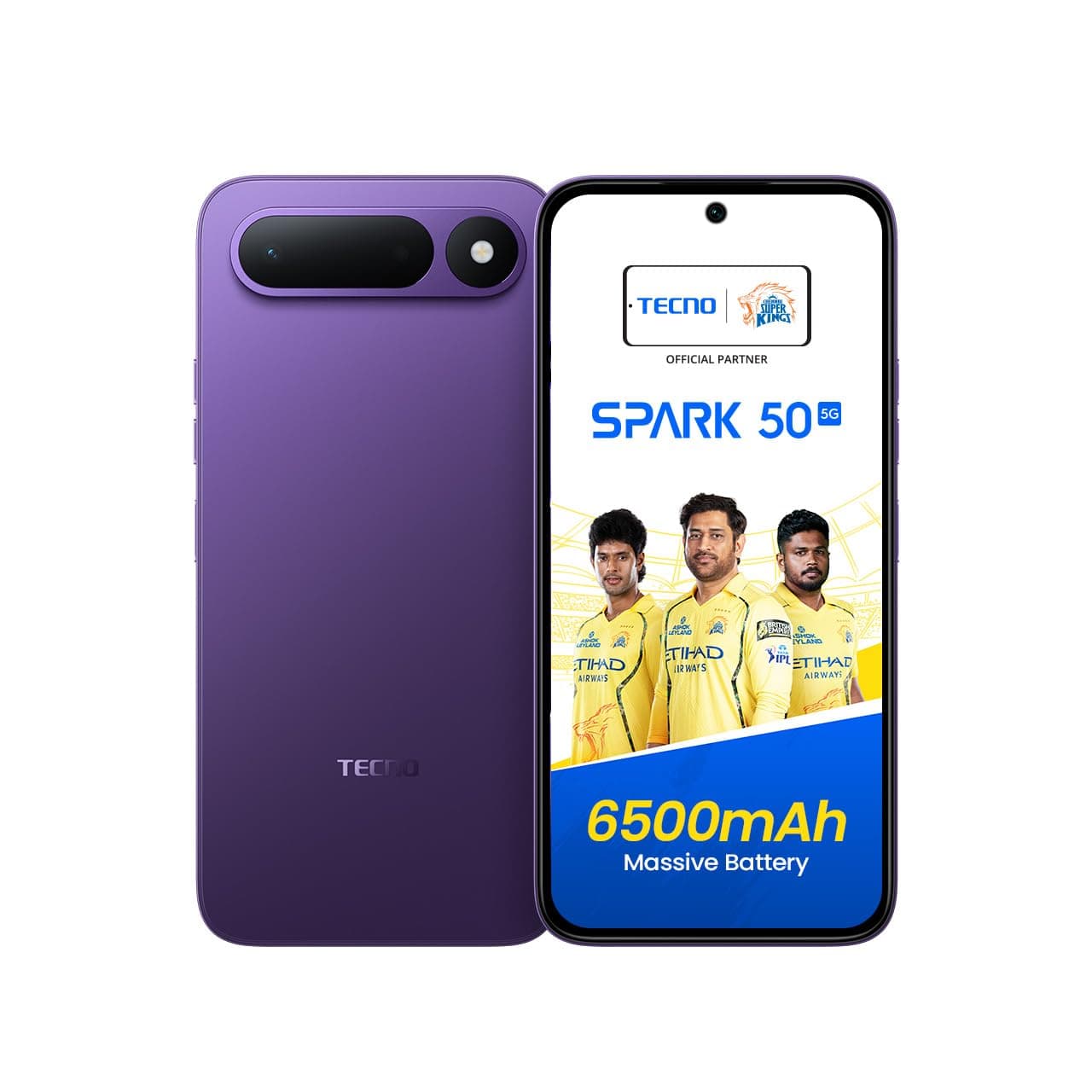 TECNO Spark 50 5G Launched in India with 6500mAh Battery and 120Hz Display