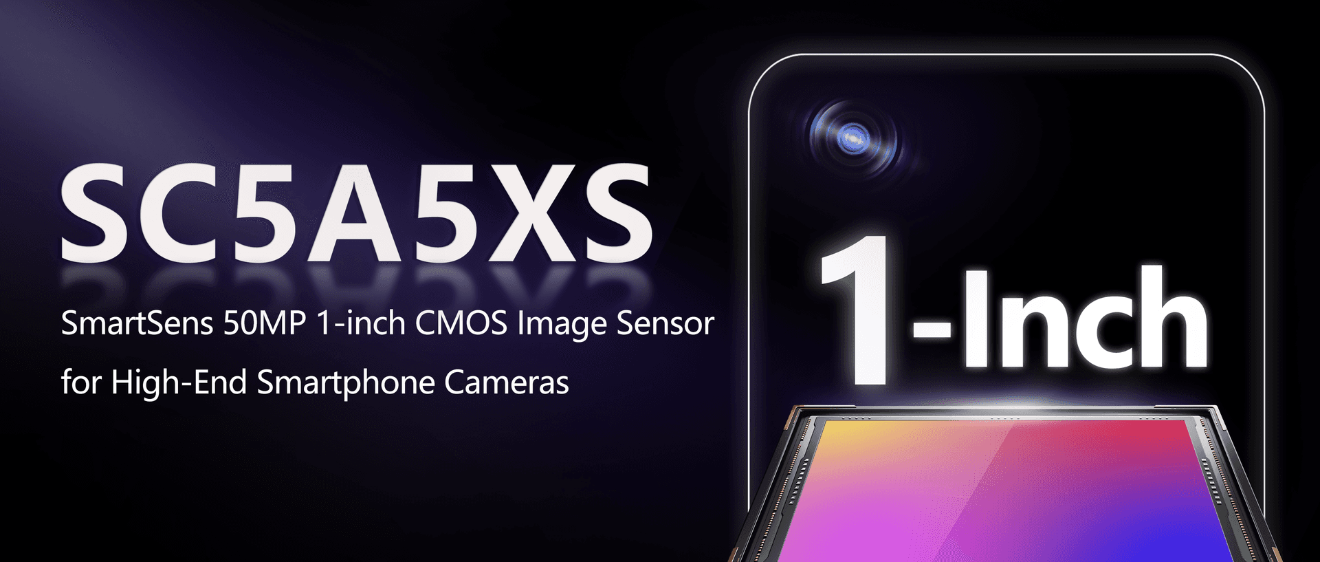 SmartSens SC5A6XS 50MP 1-inch sensor launched with 4K 120fps