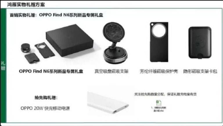 Oppo Find N6 Gift Box Leak Reveals Magnetic Ecosystem, Design