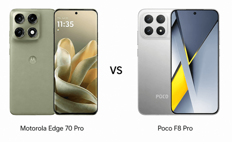Motorola Edge 70 Pro vs Poco F8 Pro: Which Phone Offers Better Value?