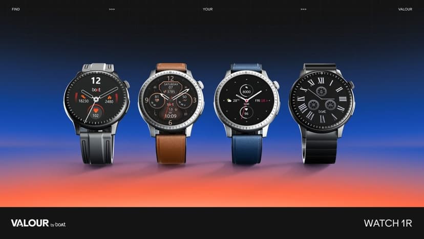 boAt Valour Watch 1R Launched With 1.43-inch AMOLED Display