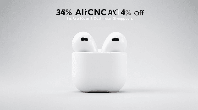 Apple AirPods 4 with ANC 34% Off in Rare Kuwait Deal for Indian Shoppers
