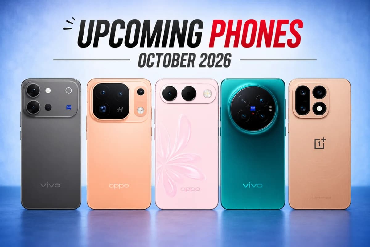 Top 5 Upcoming Smartphones in October 2026