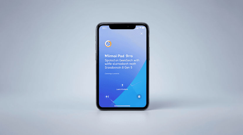 Xiaomi Pad 9 Pro Spotted on Geekbench with Snapdragon 8 Gen 5